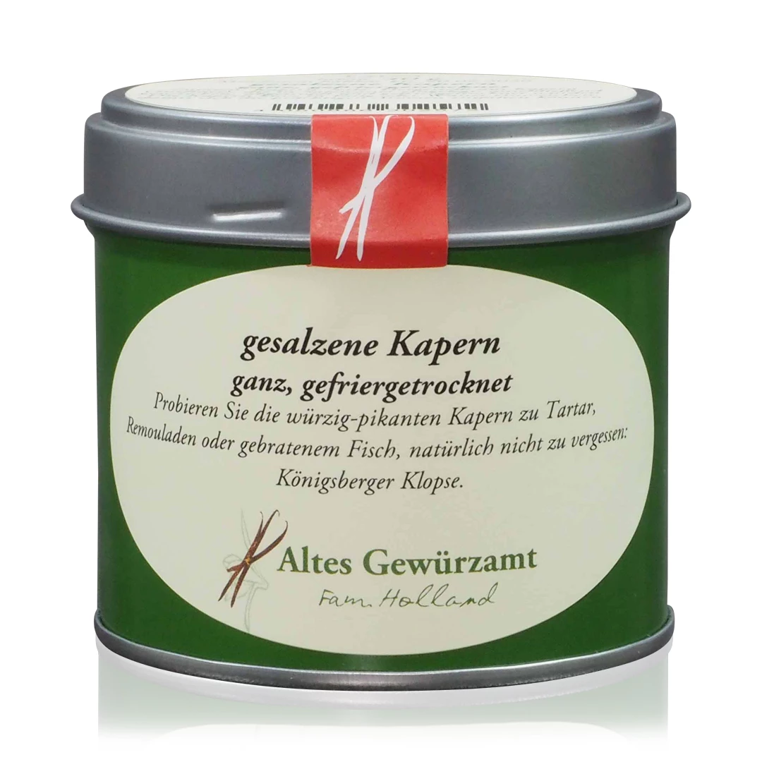 Eingesalzene Kapern Gefriergetrocknet 1 Eingesalzene Kapern Gefriergetrocknet