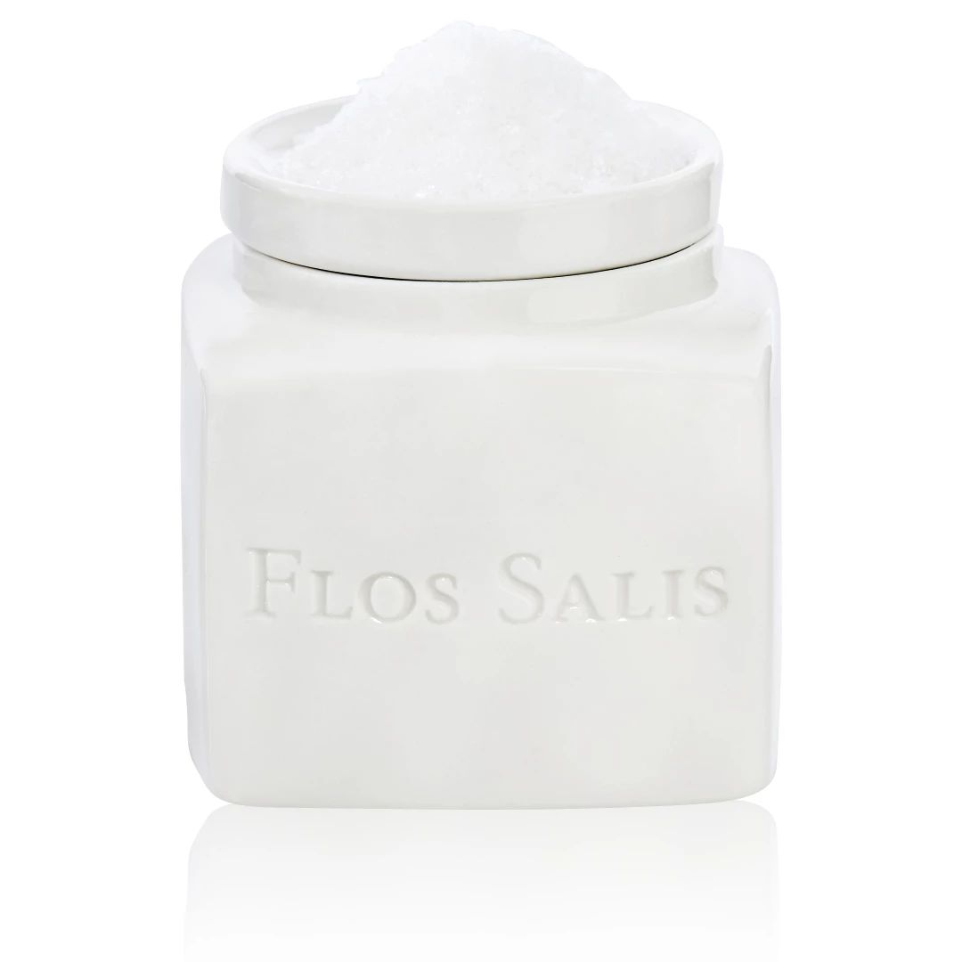 FLOS SALIS - Flor De Sal Im Keramiktopf 340 G 3 FLOS SALIS - Flor De Sal Im Keramiktopf 340 G – Bild 3