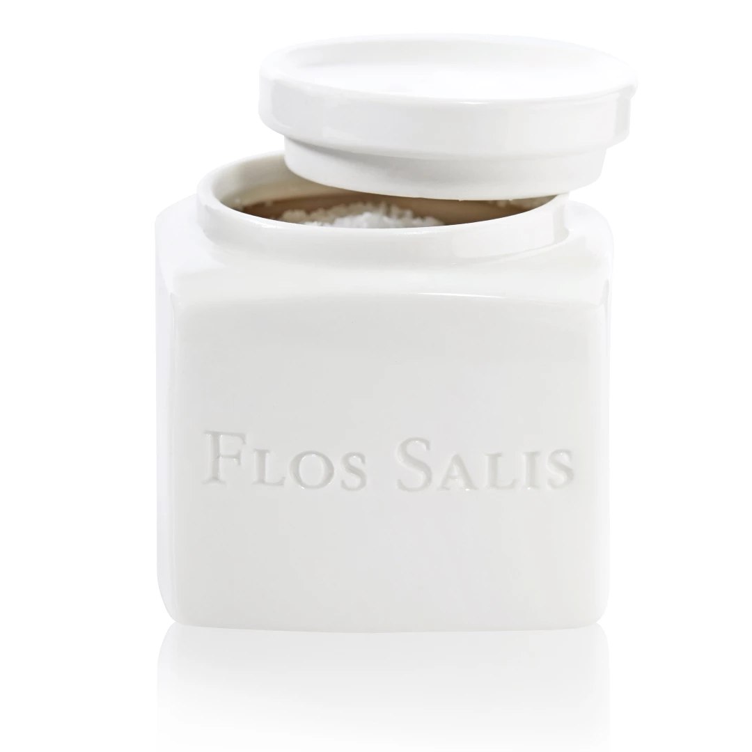 FLOS SALIS - Flor De Sal Im Keramiktopf 340 G 2 FLOS SALIS - Flor De Sal Im Keramiktopf 340 G – Bild 2